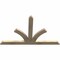 Ekena Millwork Richland Rough Sawn Timber Gable Bracket, Douglas Fir, 60"W x 38"H x 2"D x 4"F, 15/12 Pitch GBW060X38X0204RIC00RDF - alternate 5